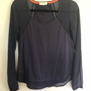 Taylor and Sage chiffon shirt